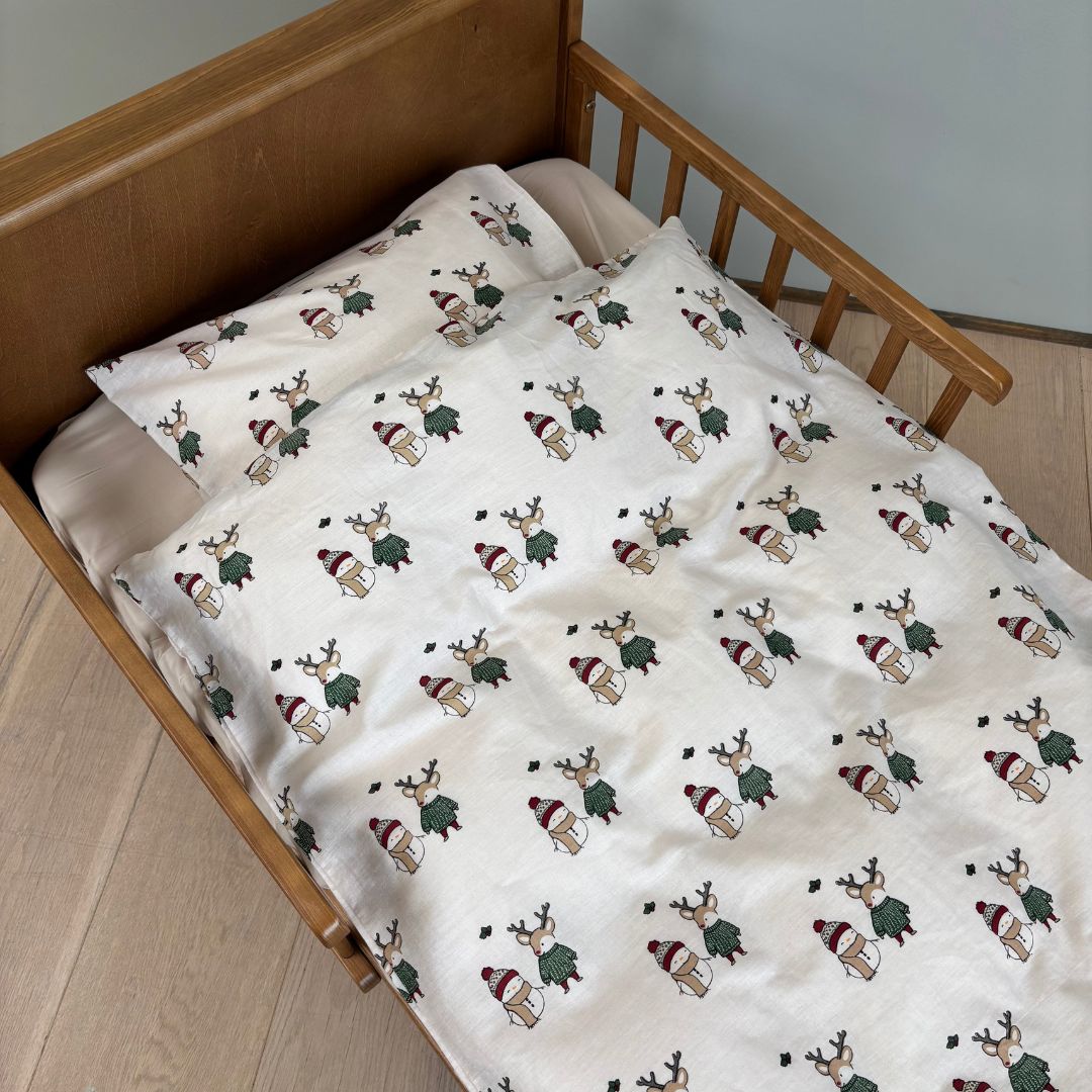 Baby sengesæt - 70x100, 40x45 cm - Winter Friends