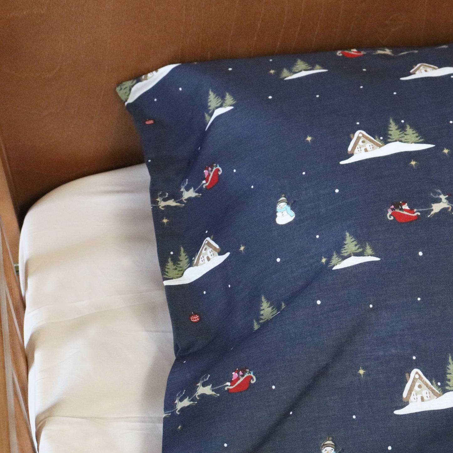 Baby sengesæt - 70x100, 40x45 cm - Santa is coming