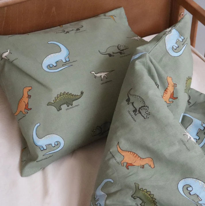 Junior sengesæt - 100x140, 40x45 cm - Dino Names