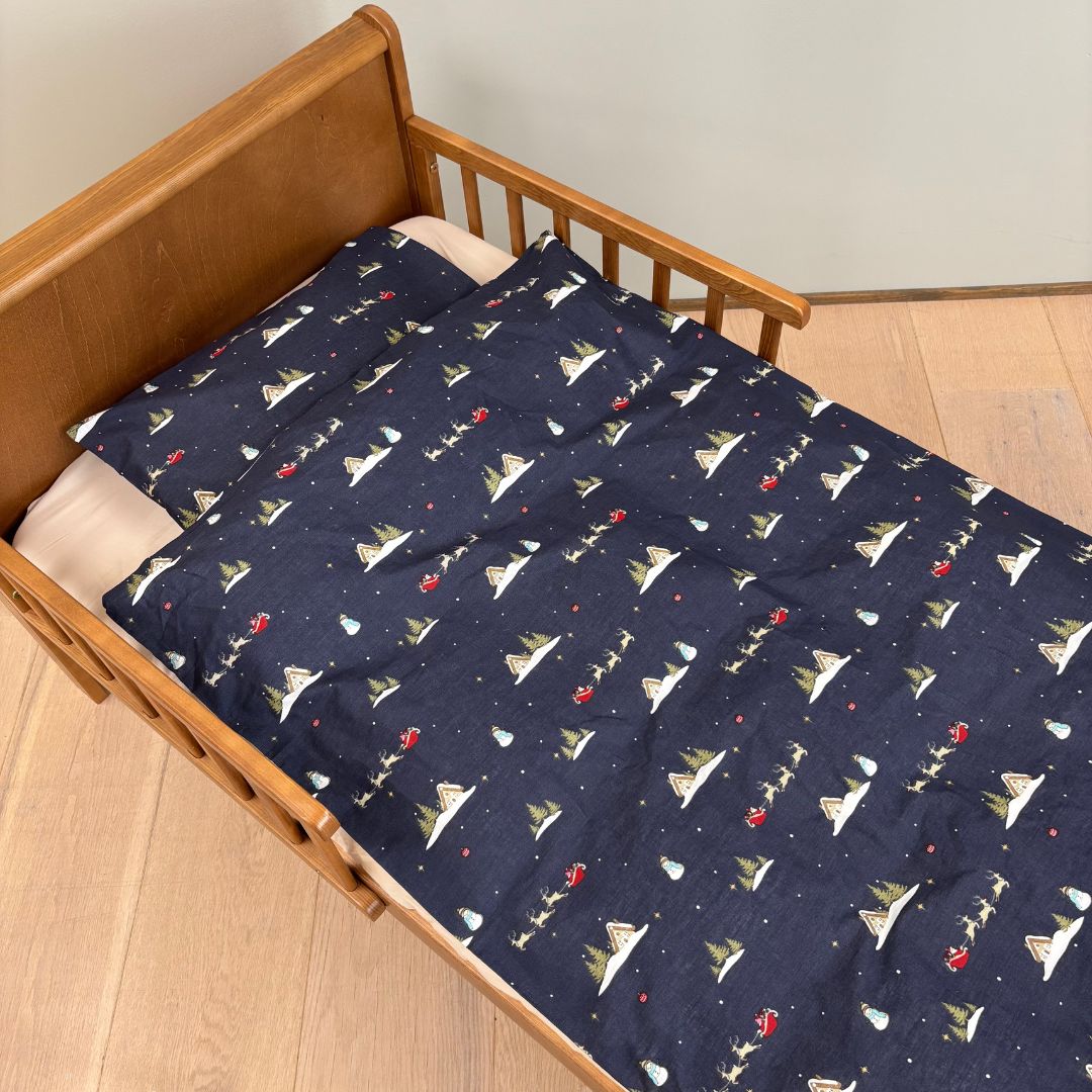 Baby sengesæt - 70x100, 40x45 cm - Santa is coming