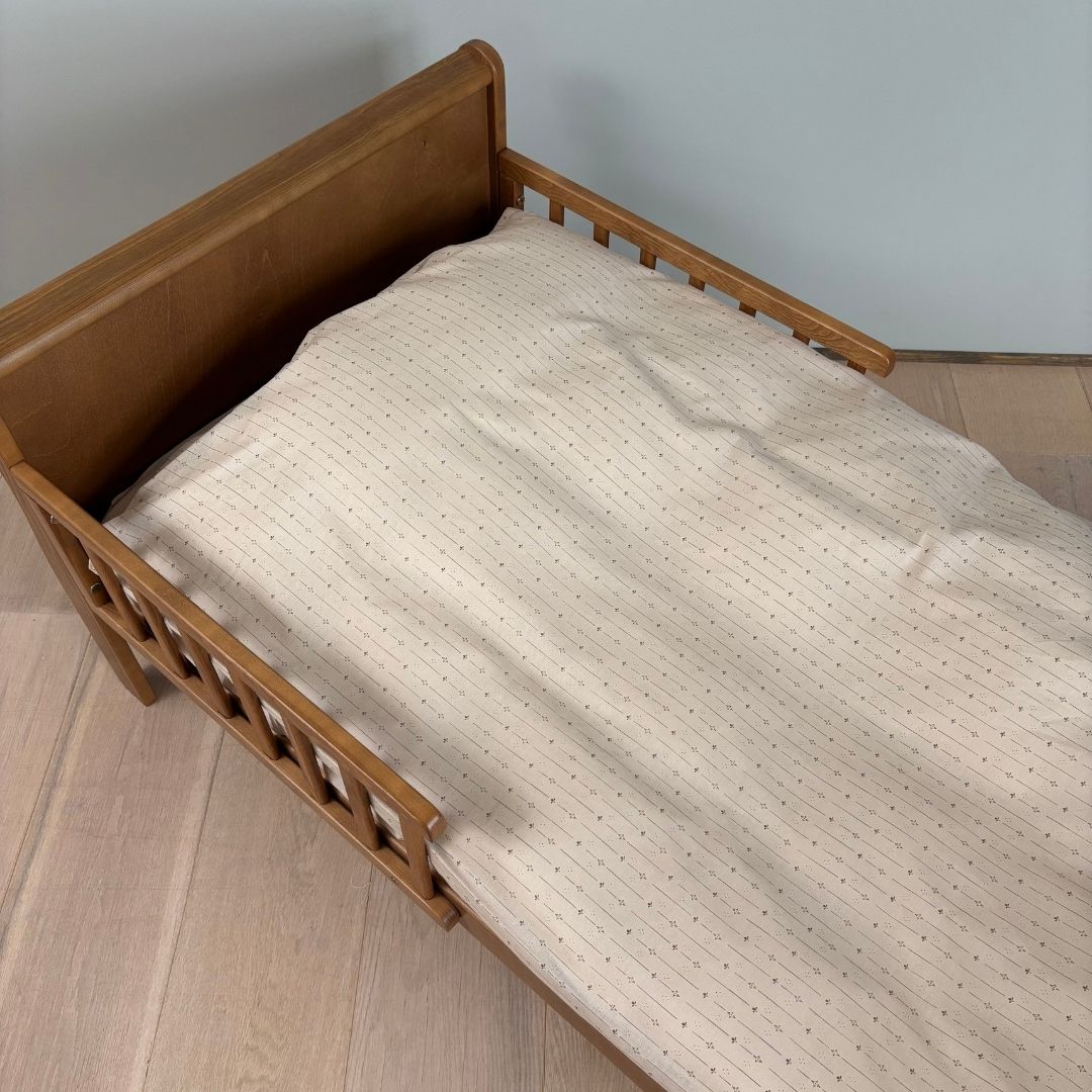 Junior sengesæt - 100x140, 40x45 cm - Flower Stripe