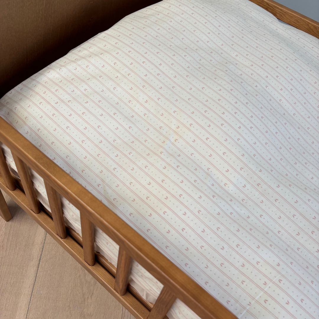 Baby sengesæt - 70x100, 40x45 cm - Leaf Stripe