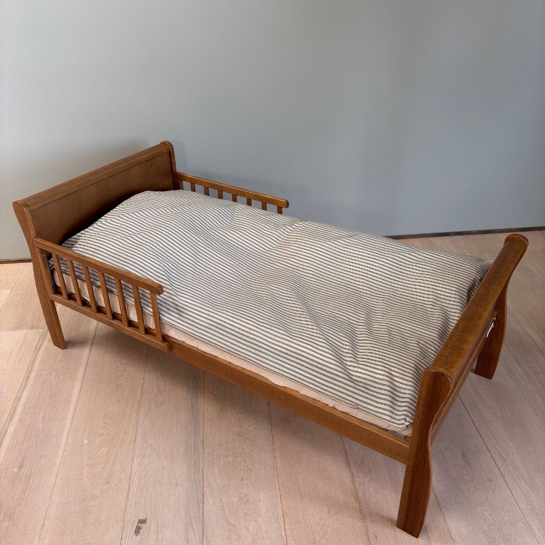 Baby sengesæt - 70x100, 40x45 cm - Green Double Stripe