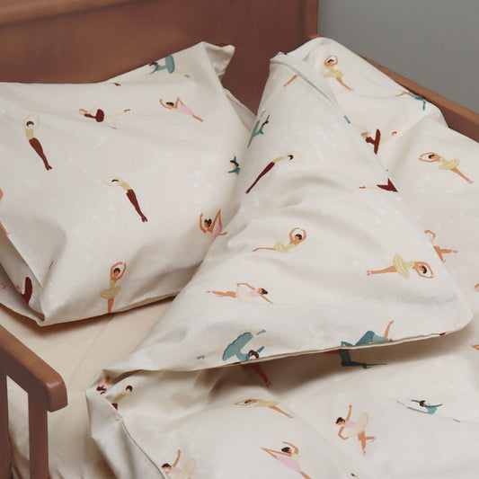 Junior sengesæt - 100x140, 40x45 cm - Dancing Ballet