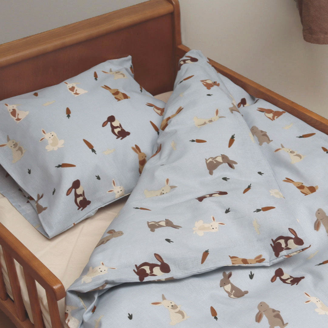 Baby sengesæt - 70x100, 40x45 cm - Dancing Rabbits