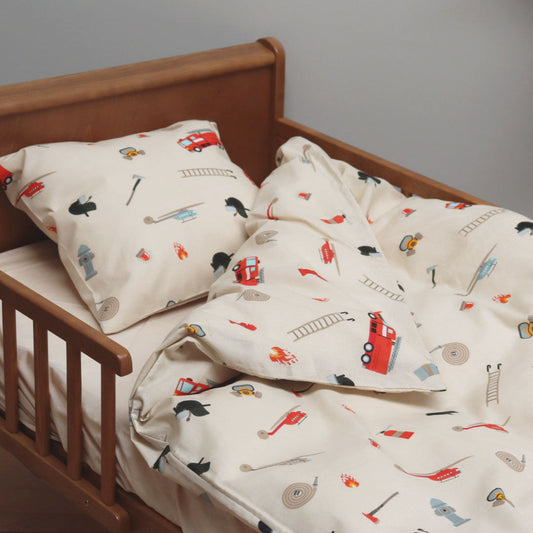 Baby sengesæt - 70x100, 40x45 cm - Fire Fighters