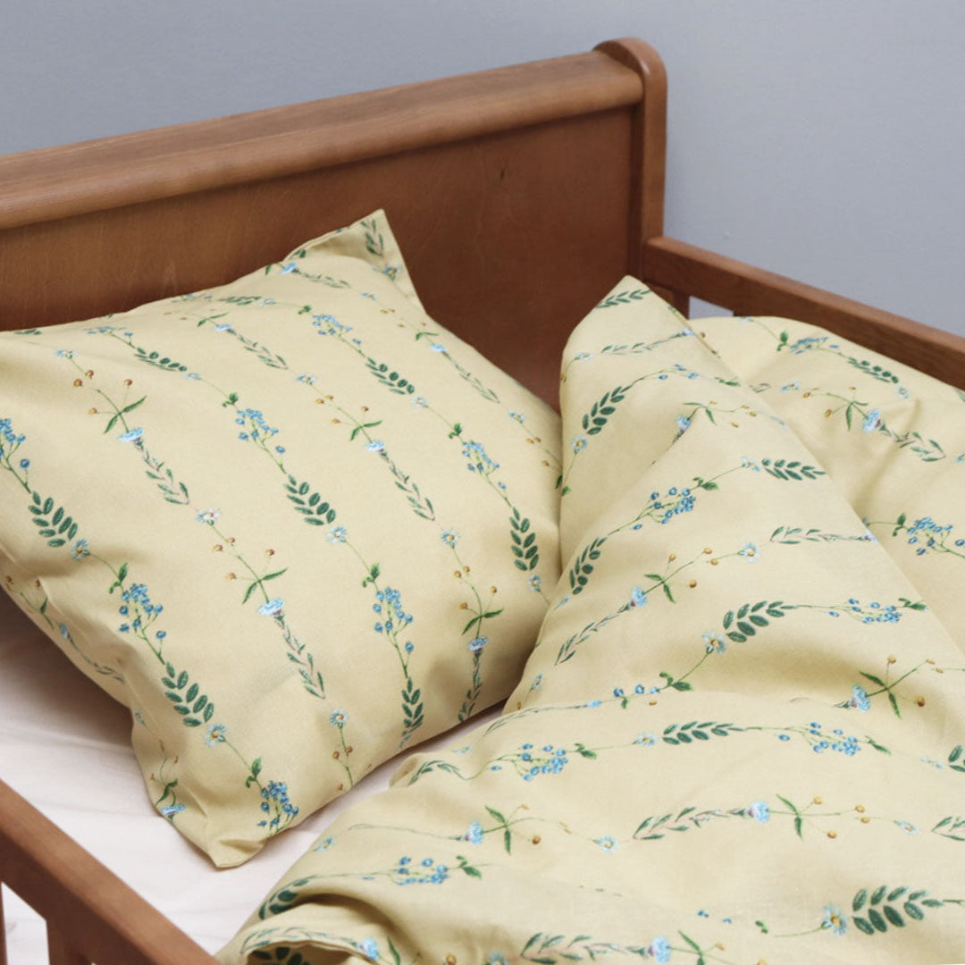 Junior sengesæt - 100x140, 40x45 cm - Flower Stripe