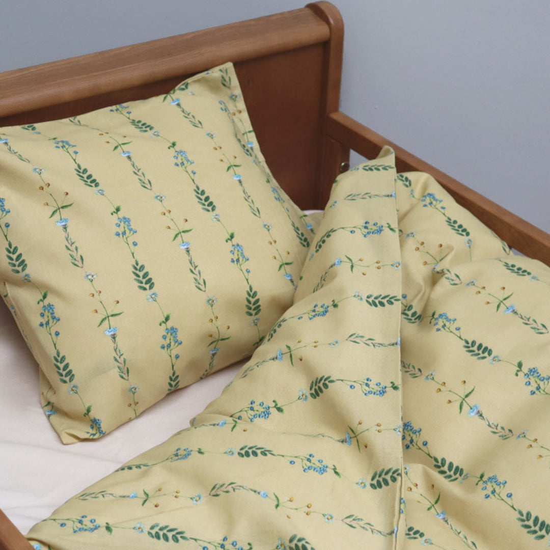 Junior sengesæt - 100x140, 40x45 cm - Flower Stripe