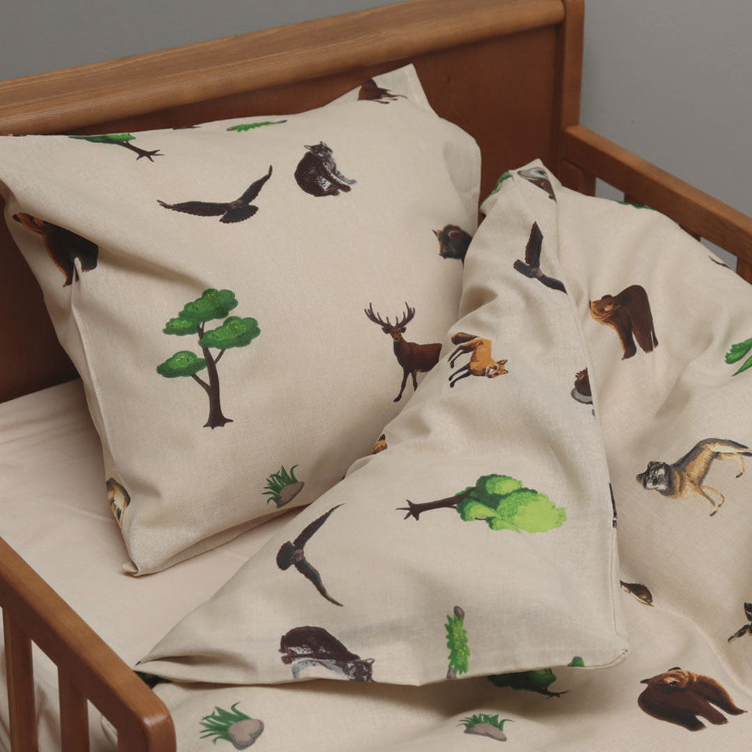 Baby sengesæt - 70x100, 40x45 cm - Forrest Animal