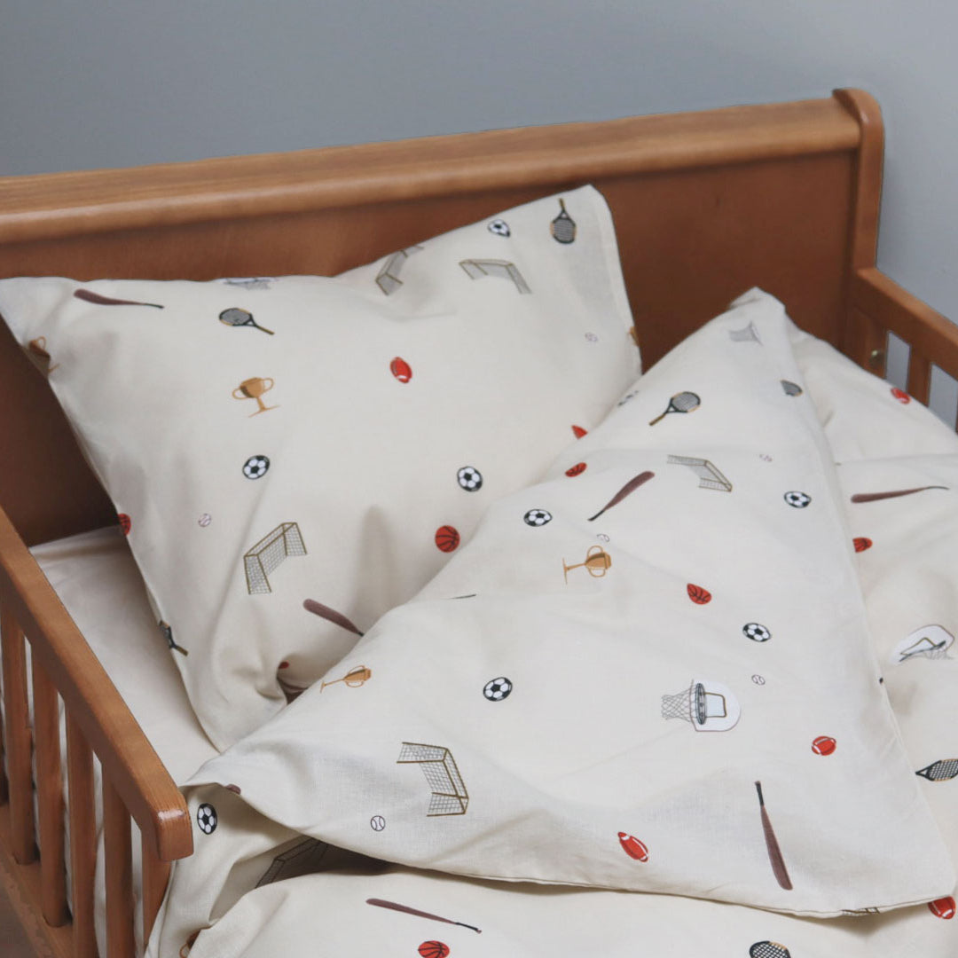 Baby sengesæt - 70x100, 40x45 cm - Fun Sports