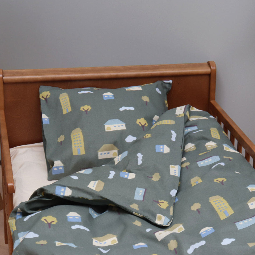 Junior sengesæt - 100x140, 40x45 cm - Green Village