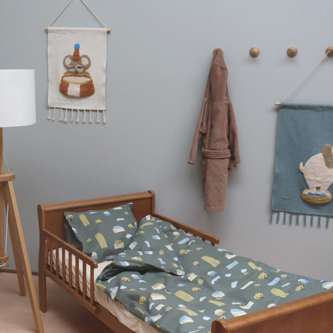 Baby sengesæt - 70x100, 40x45 cm - Green Village