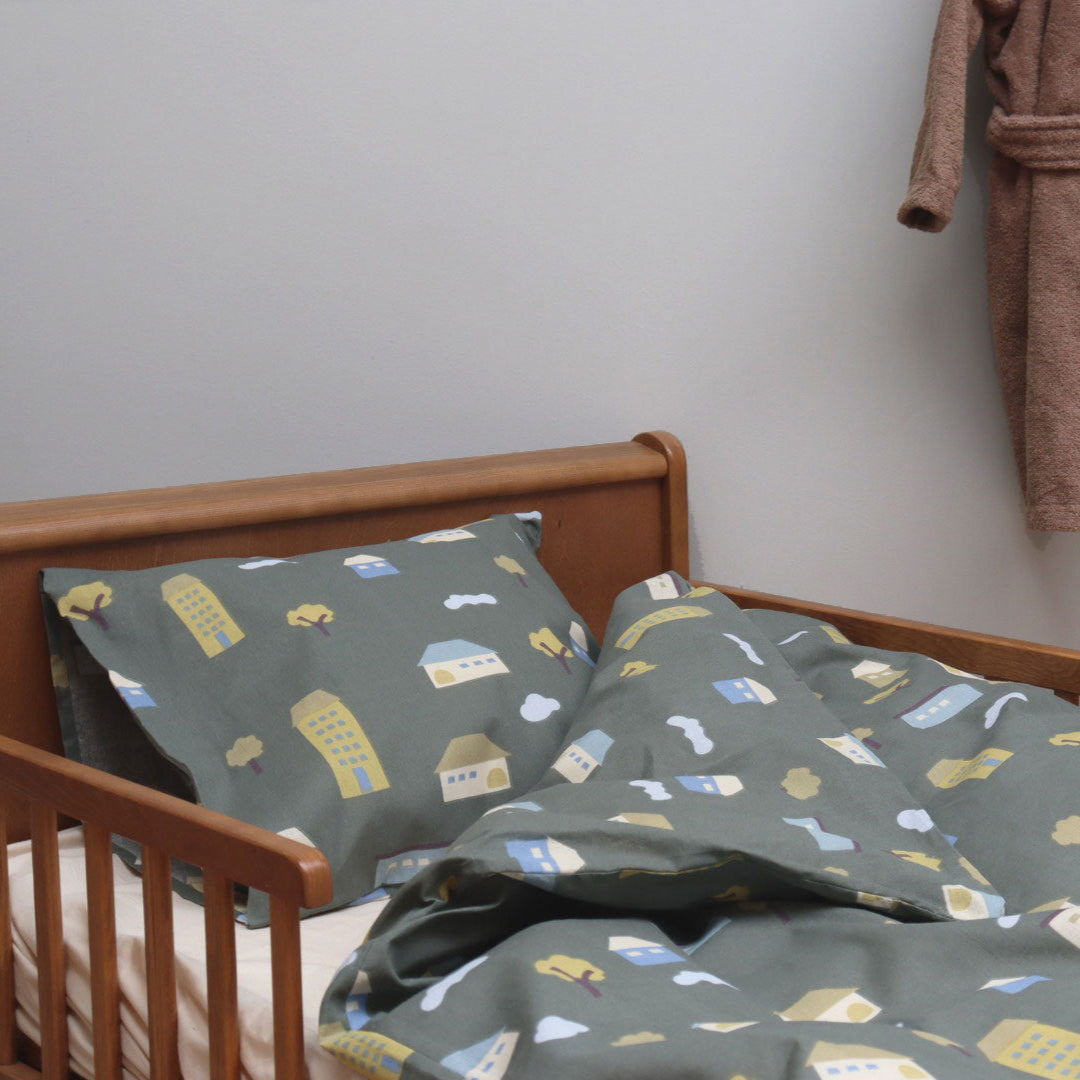 Baby sengesæt - 70x100, 40x45 cm - Green Village