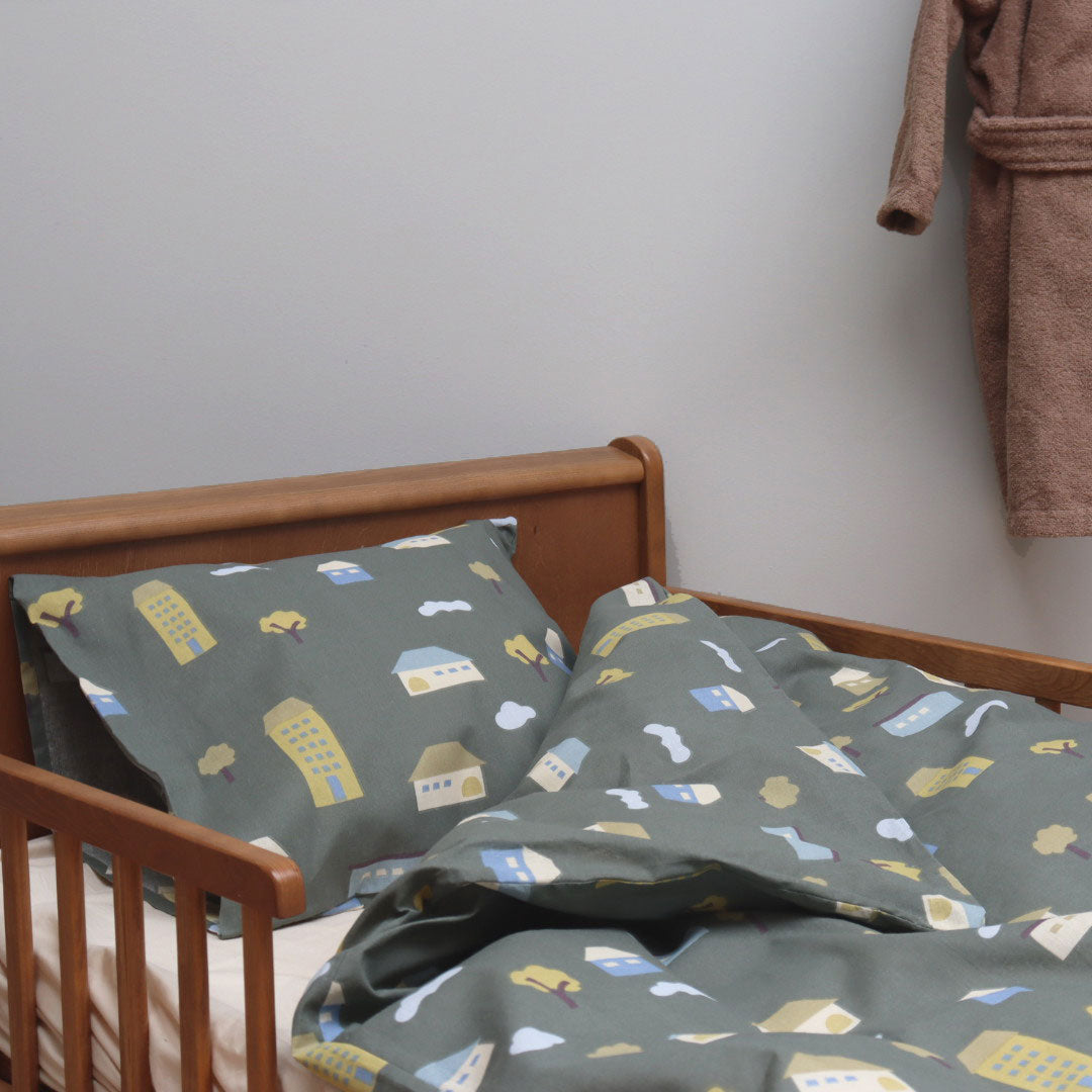 Junior sengesæt - 100x140, 40x45 cm - Green Village