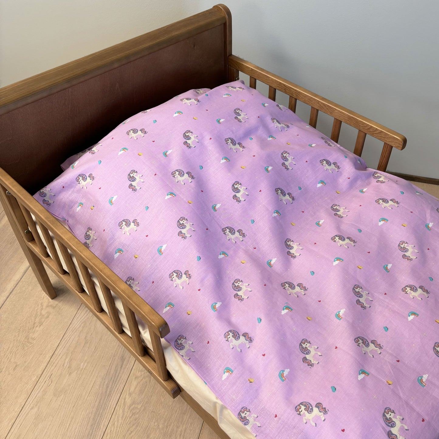 Baby sengesæt - 70x100, 40x45 cm - Sparkly Unicorn