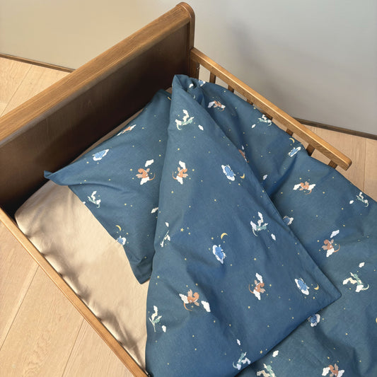 Baby sengesæt - 70x100, 40x45 cm - Dragon Nightsky