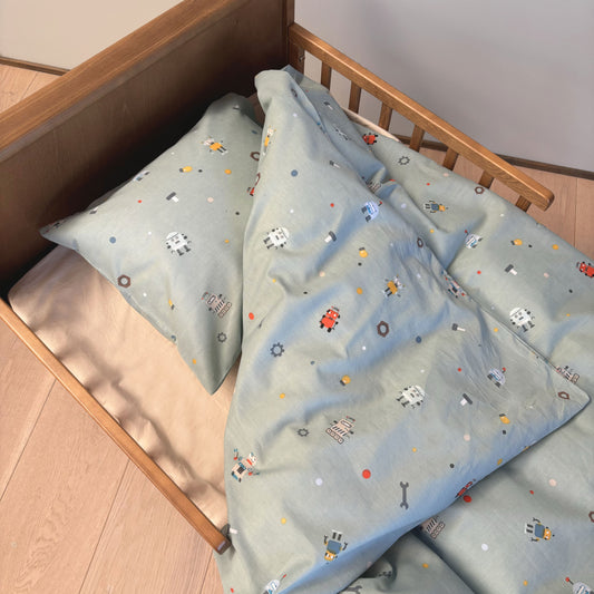 Junior sengesæt - 100x140, 40x45 cm - Robot