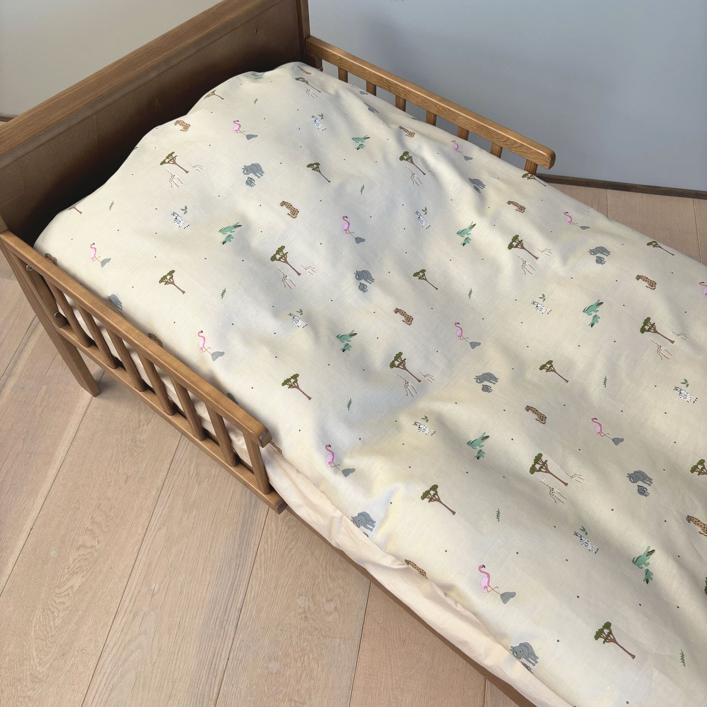 Baby sengesæt - 70x100, 40x45 cm - Safari