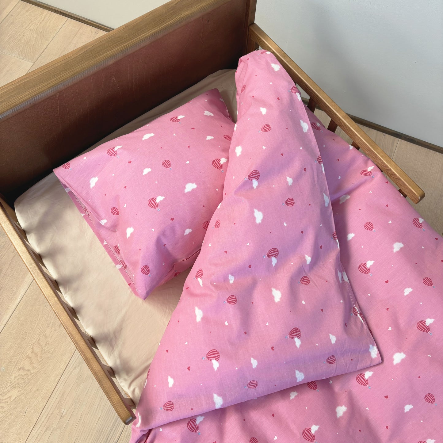 Junior sengesæt - 100x140, 40x45 cm - Air Balloon