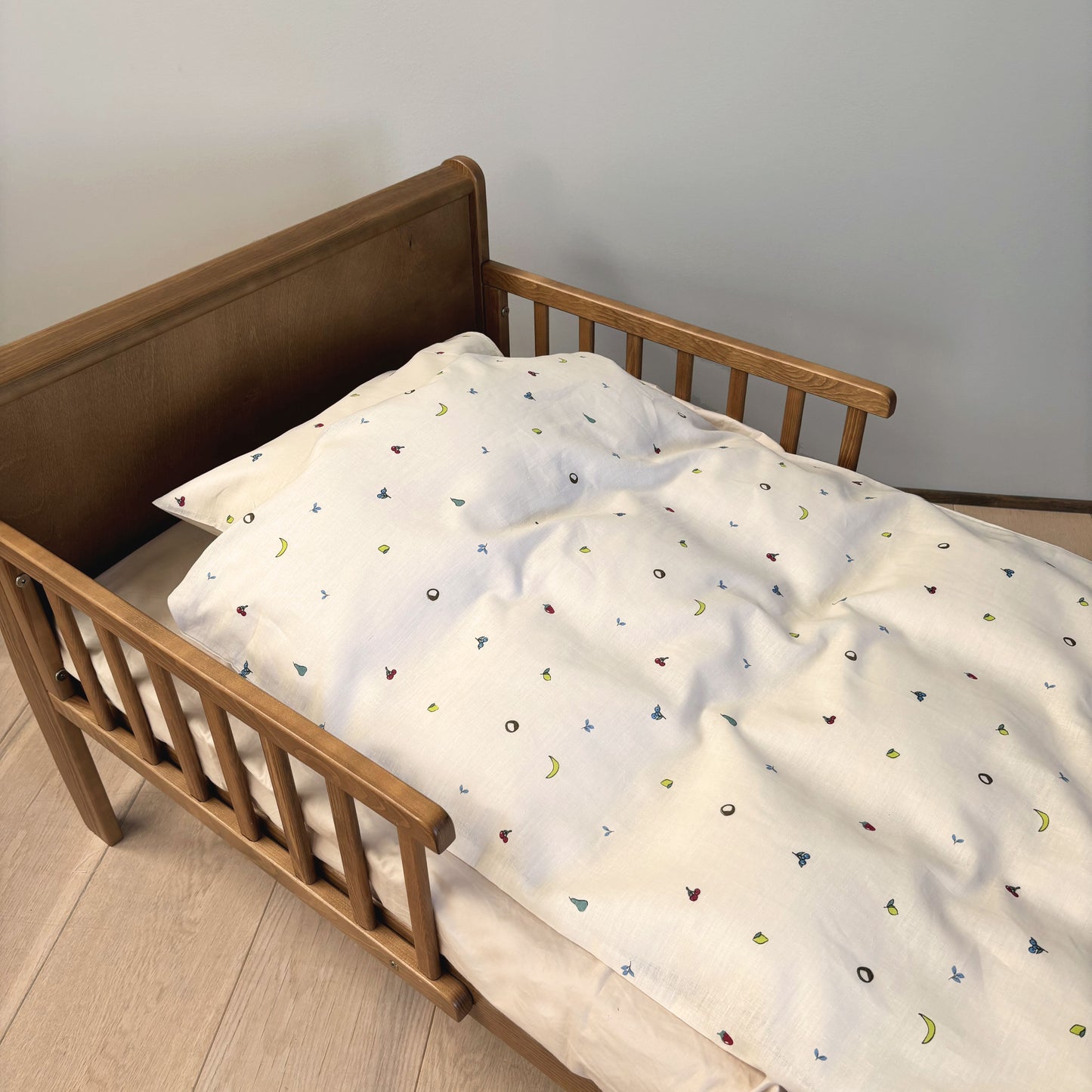Baby sengesæt - 70x100, 40x45 cm - Fruits