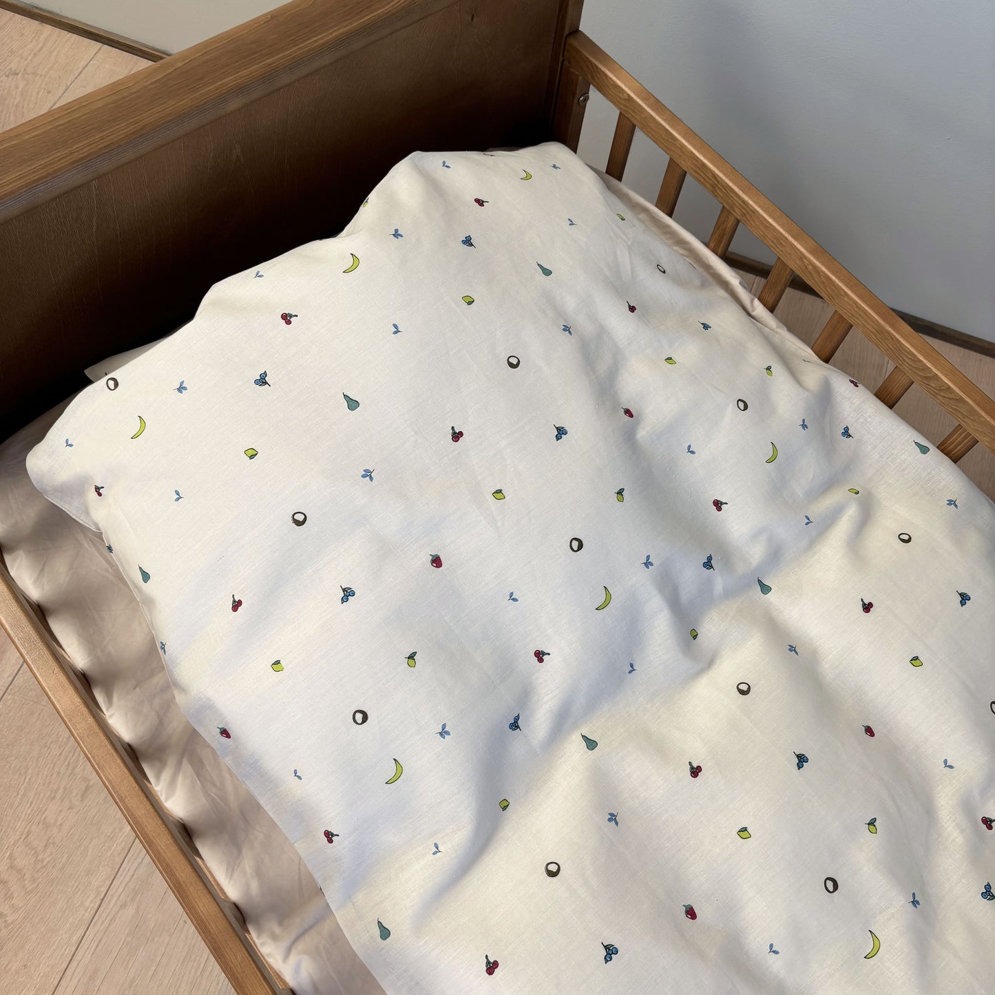 Baby sengesæt - 70x100, 40x45 cm - Fruits