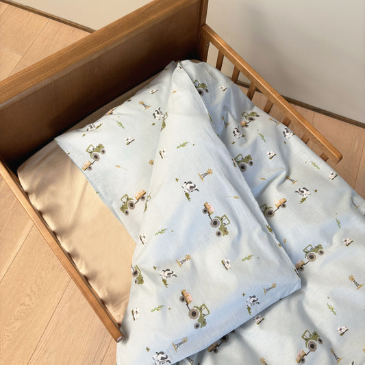 Baby sengesæt - 70x100, 40x45 cm - Farm