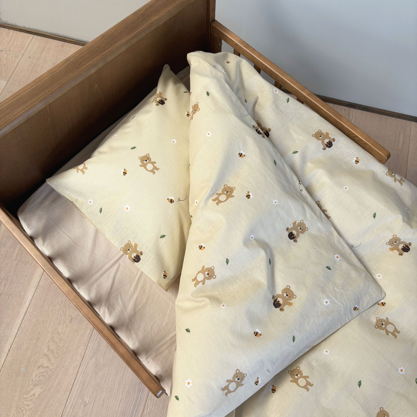 Junior sengesæt - 100x140, 40x45 cm - Teddy