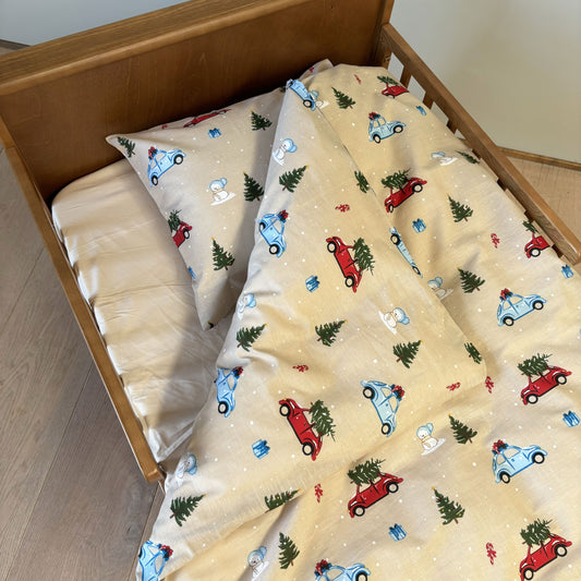 Junior sengesæt - 100x140, 40x45 cm - Christmas Drive
