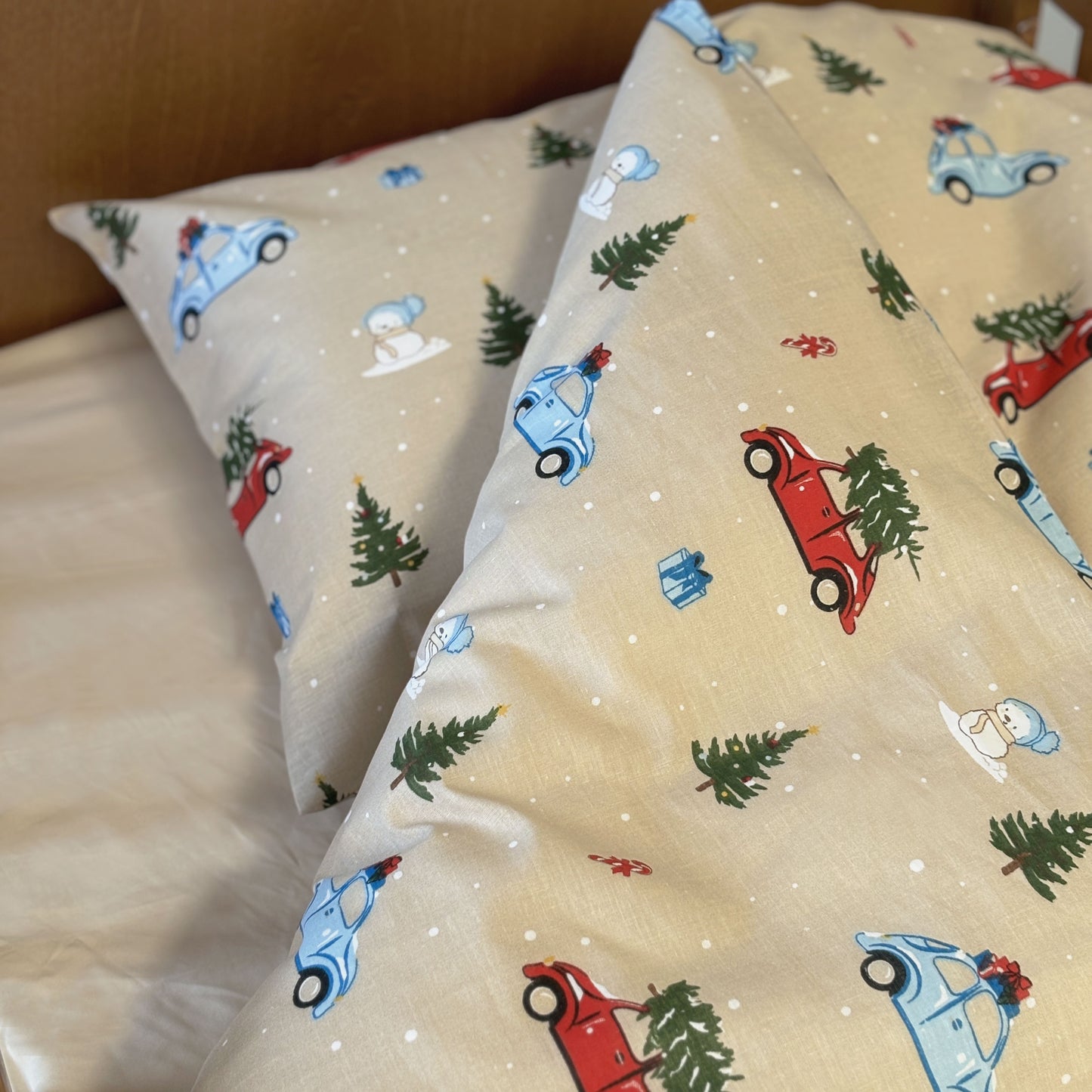 Baby sengesæt - 70x100, 40x45 cm - Christmas Drive