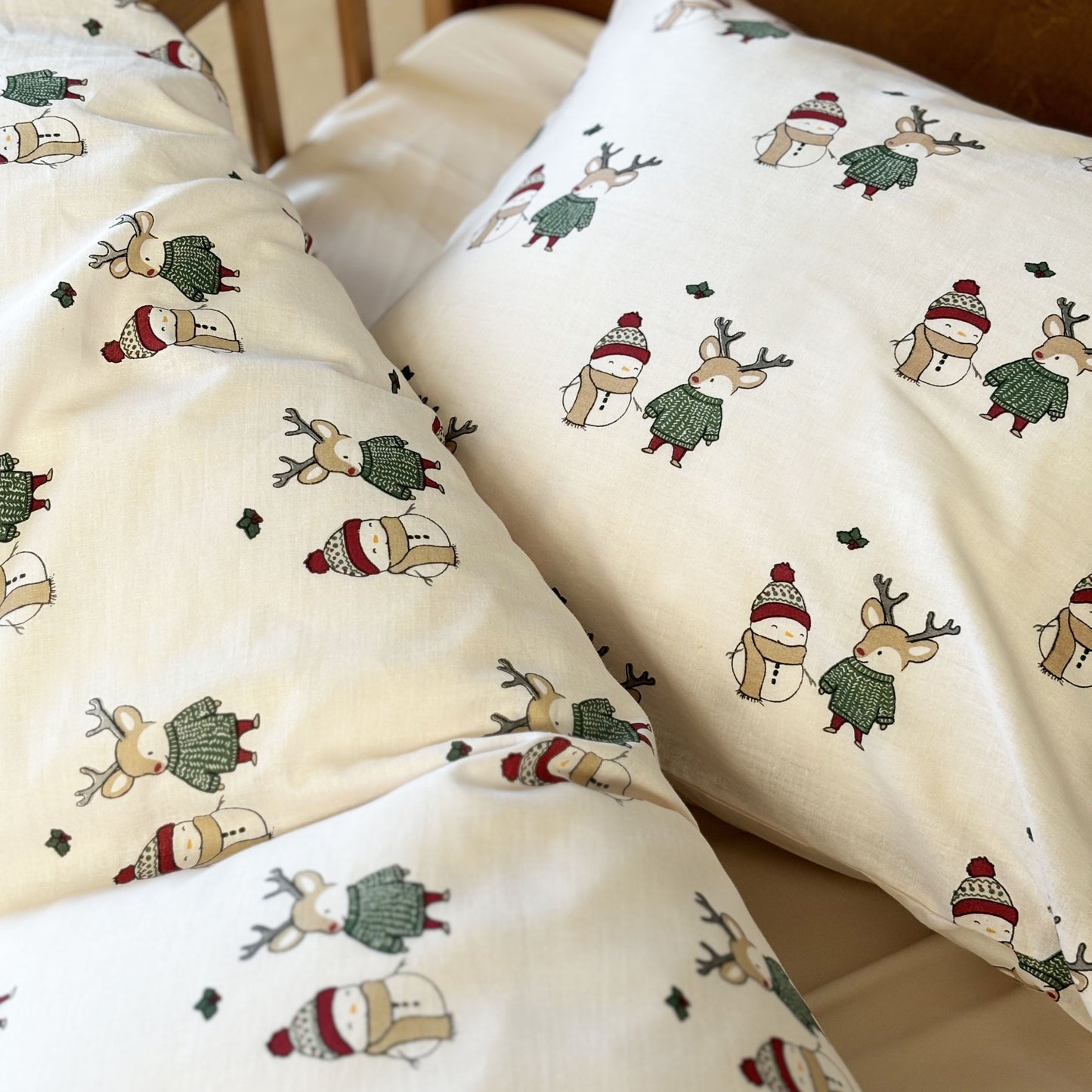 Baby sengesæt - 70x100, 40x45 cm - Winter Friends