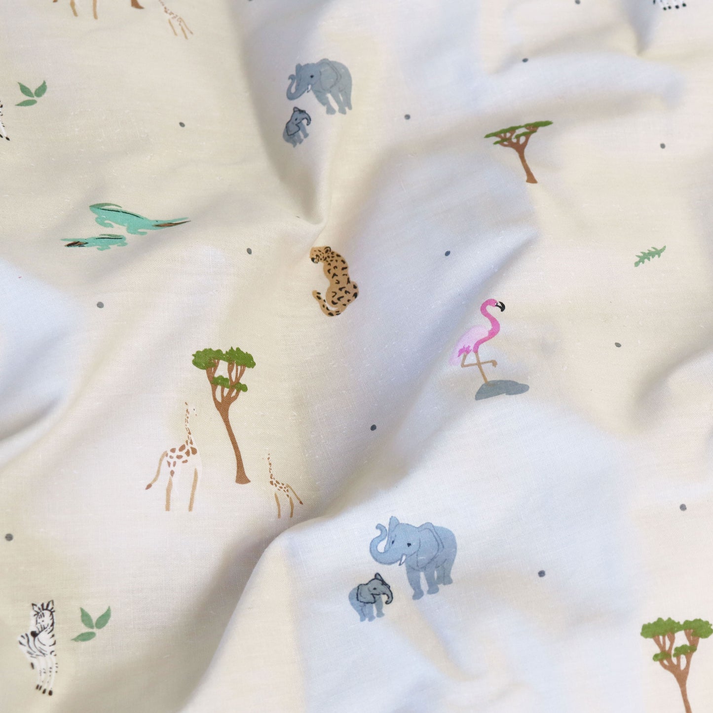 Baby sengesæt - 70x100, 40x45 cm - Safari