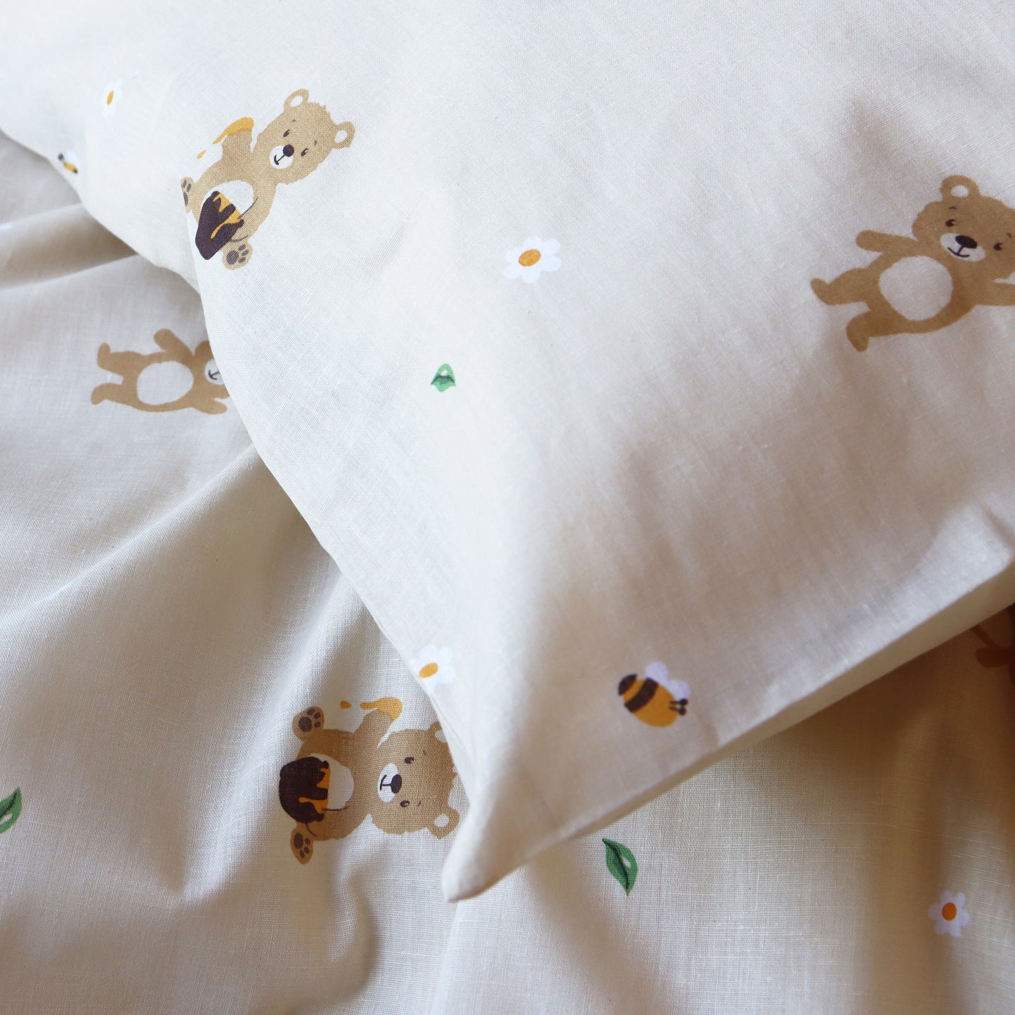 Junior sengesæt - 100x140, 40x45 cm - Teddy