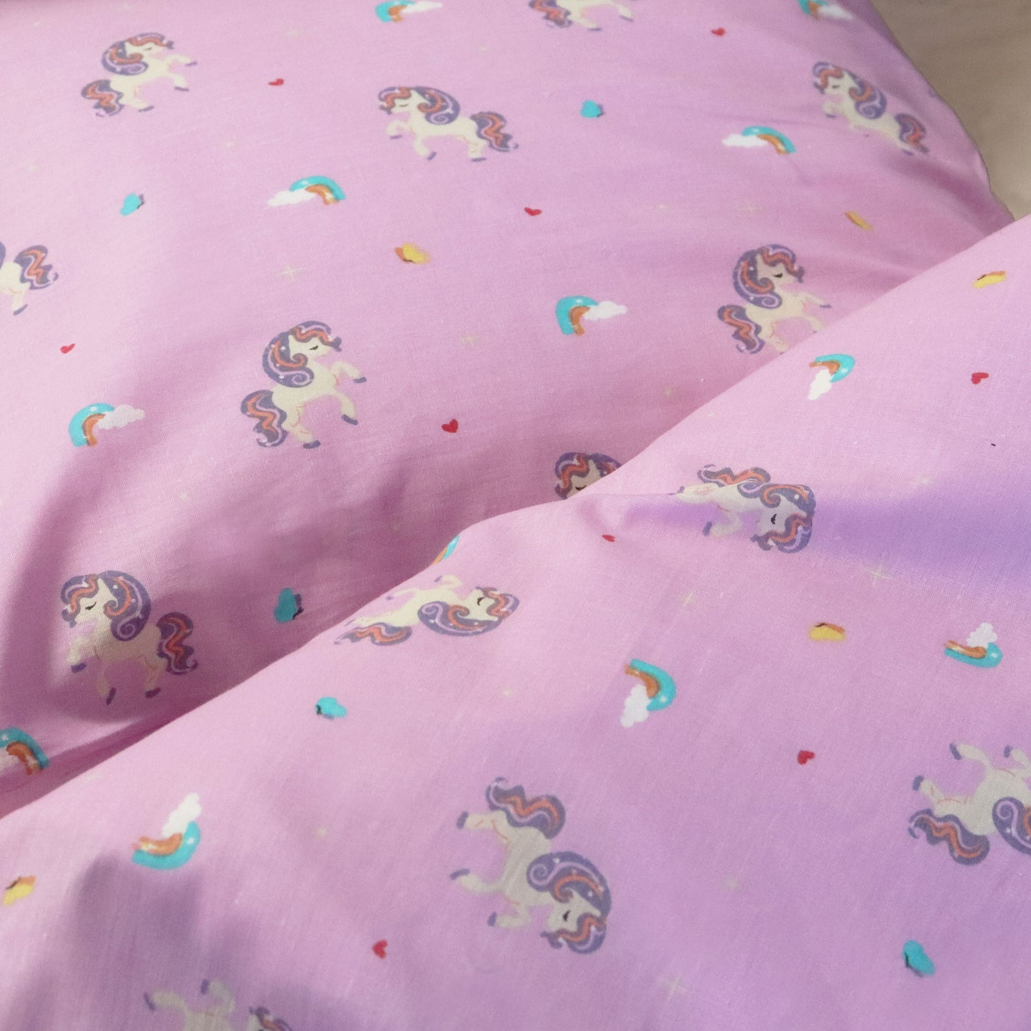 Baby sengesæt - 70x100, 40x45 cm - Sparkly Unicorn