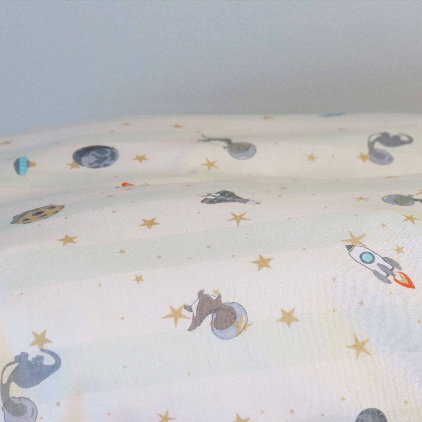 Junior sengesæt - 100x140, 40x45 cm - Space Dino