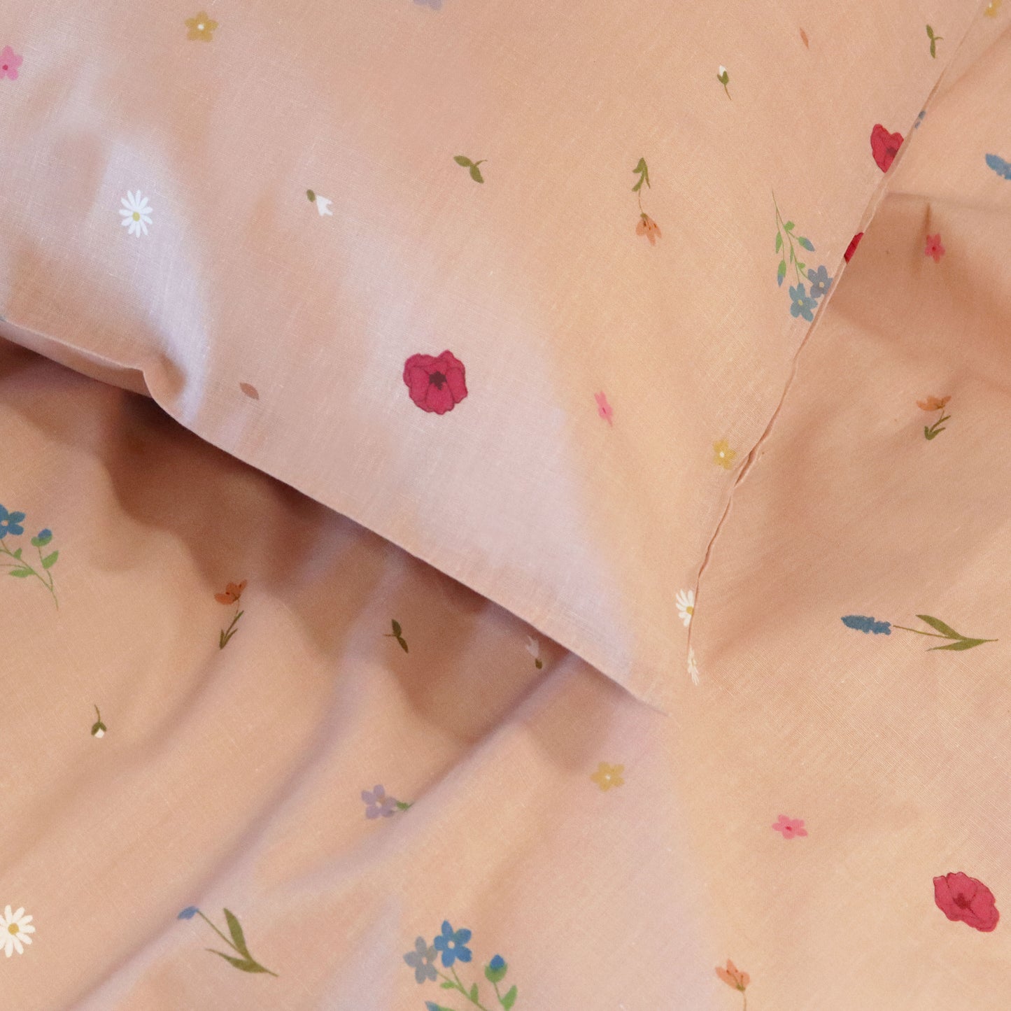 Junior sengesæt - 100x140, 40x45 cm - Flower Love