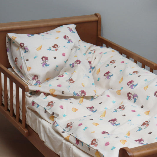 Baby sengesæt - 70x100, 40x45 cm - Mermaid Shell