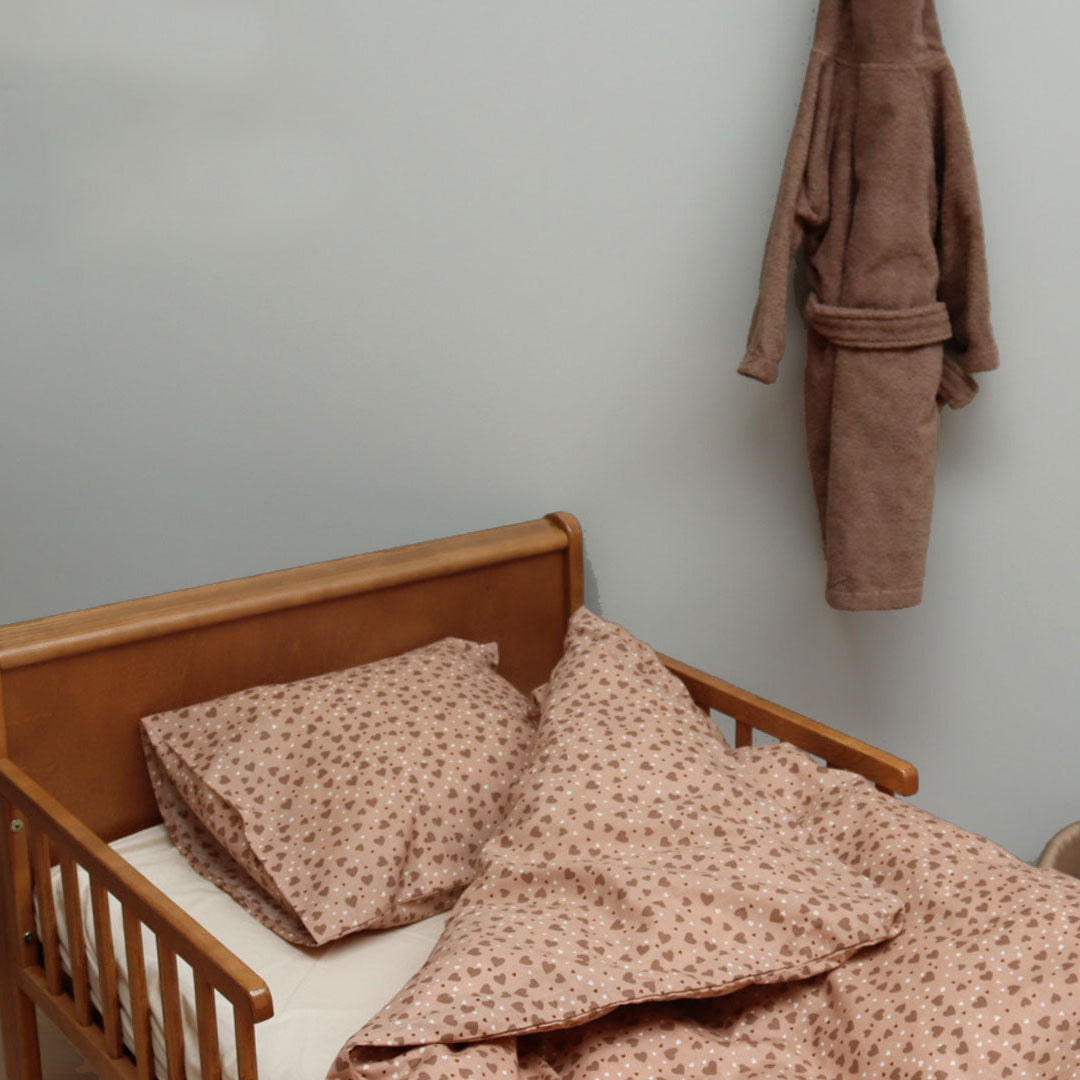 Junior sengesæt - 100x140, 40x45 cm - Mixed Hearts