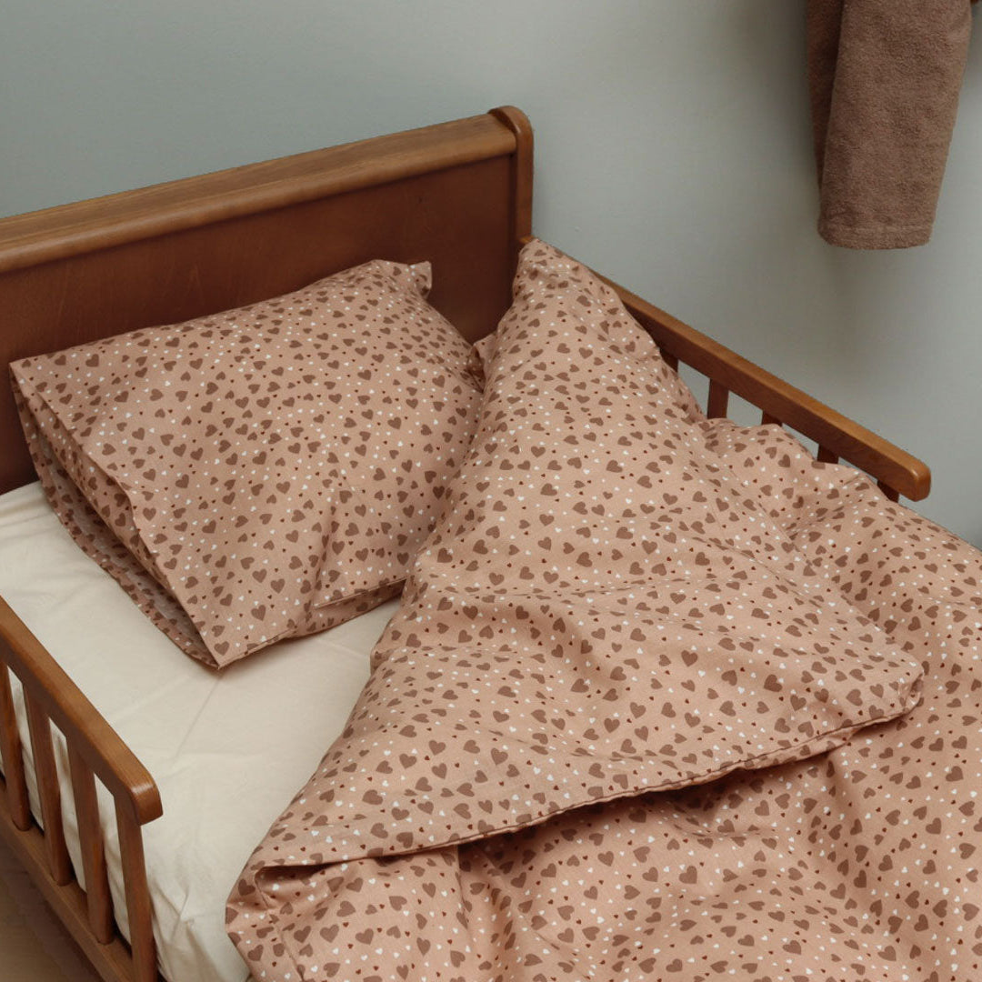Junior sengesæt - 100x140, 40x45 cm - Mixed Hearts