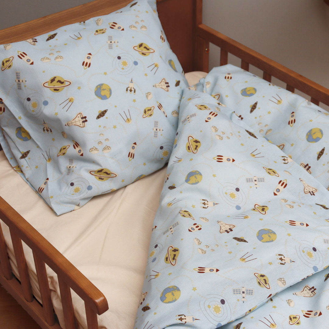 Junior sengesæt - 100x140, 40x45 cm - Space Universe