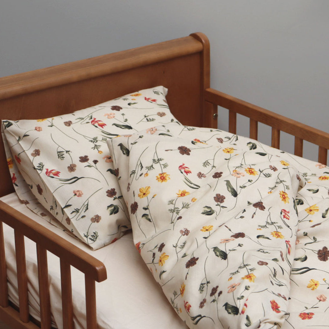 Junior sengesæt - 100x140, 40x45 cm - Spring Flowers