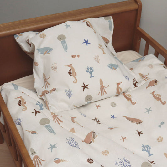 Baby sengesæt - 70x100, 40x45 cm - Under Water