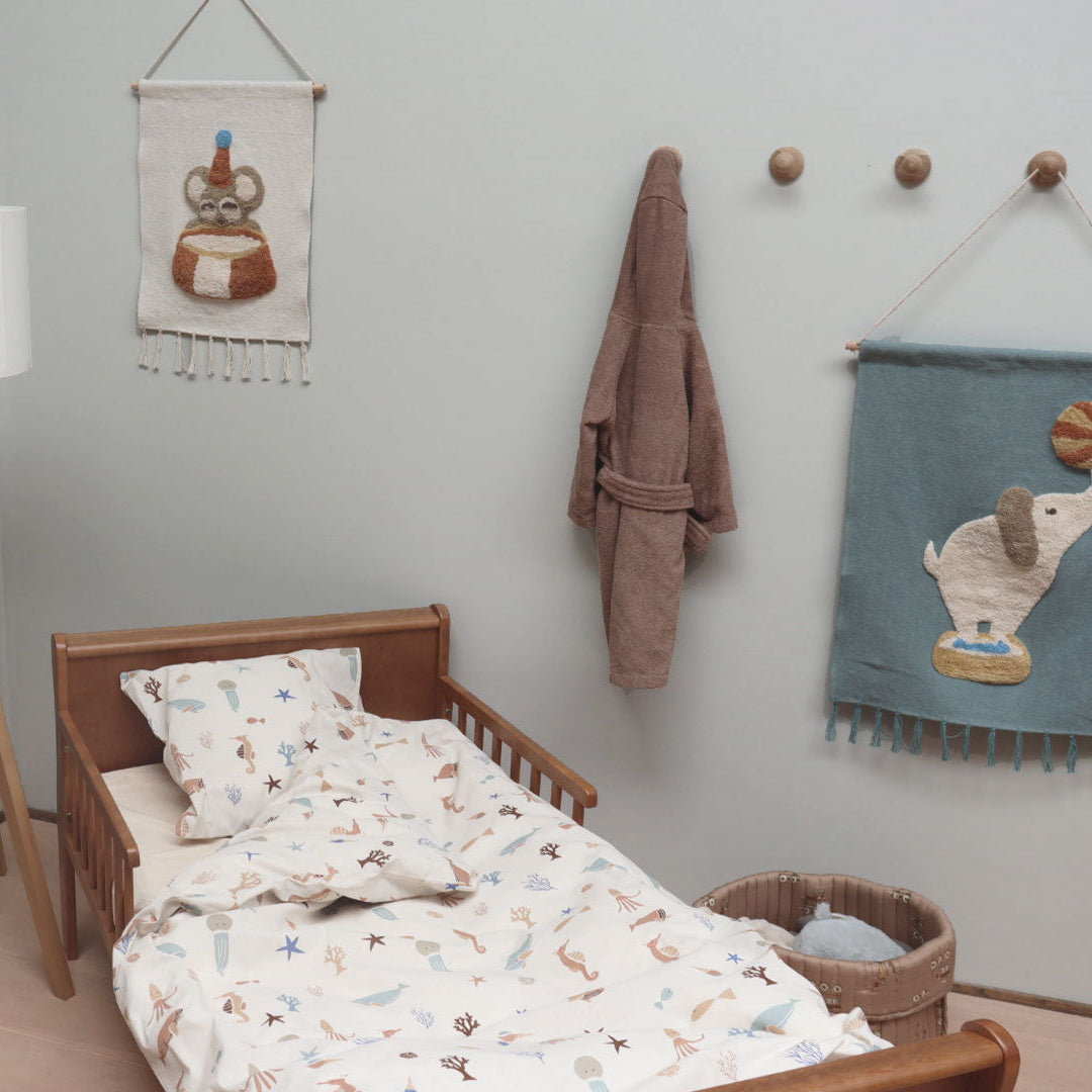 Baby sengesæt - 70x100, 40x45 cm - Under Water